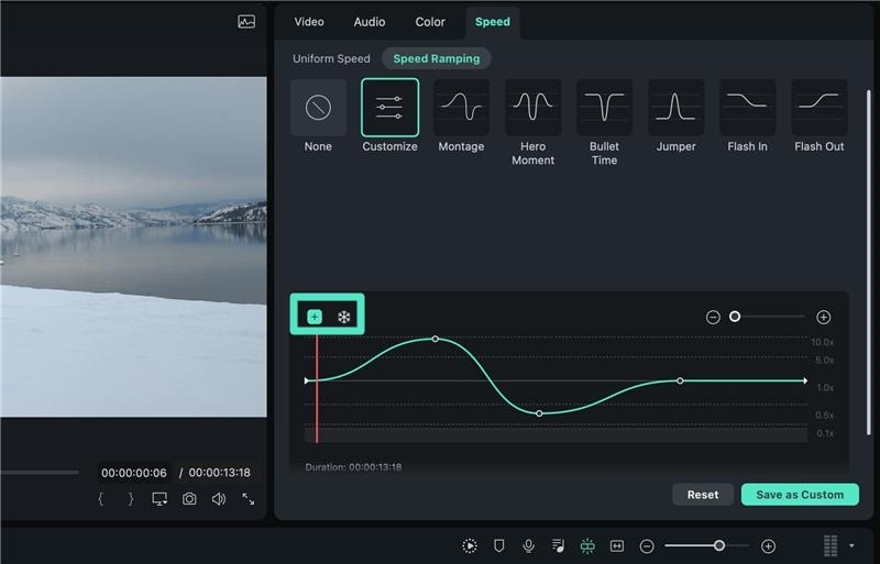 open uniform speed panel