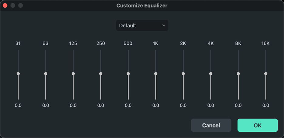 personalizar ajustes del ecualizador mac