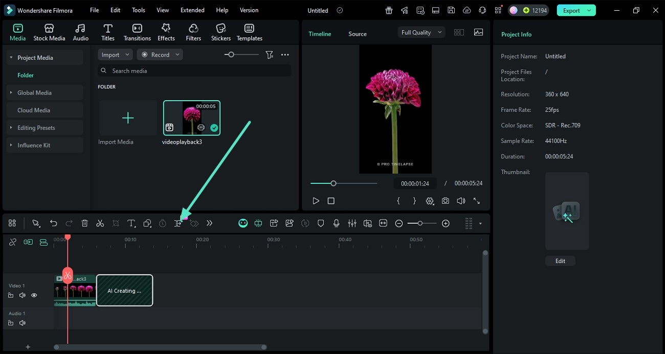 access ai extend from timeline