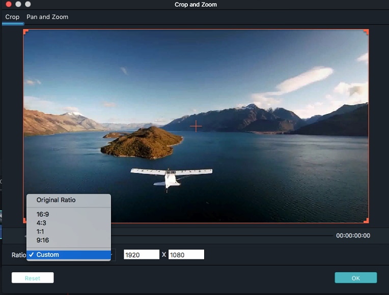   Découper et Zoomer sur des vidéos avec Filmora 9 pour Mac