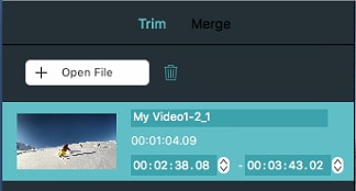   أداة القطع الفورى لبرنامج Filmora لنظام تشغيل Mac