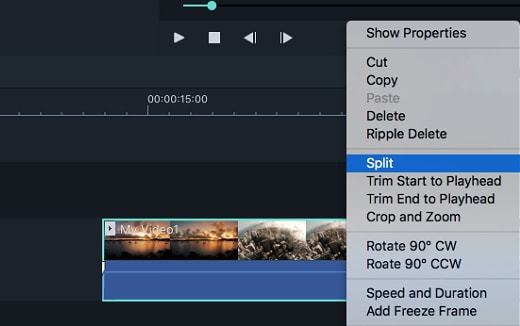 Filmora for Mac edit