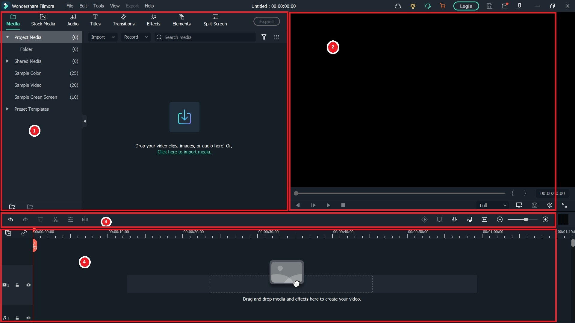  Filmora9 editing interface