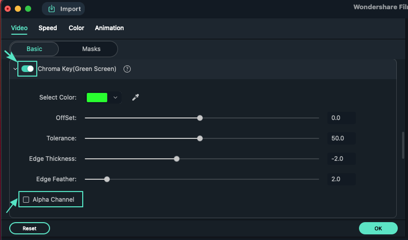 comment utiliser l'écran vert dans filmora pour mac