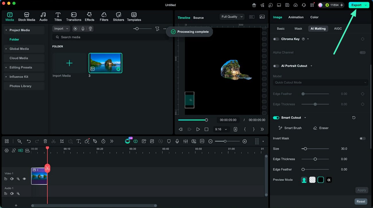 preview export cutout image mac