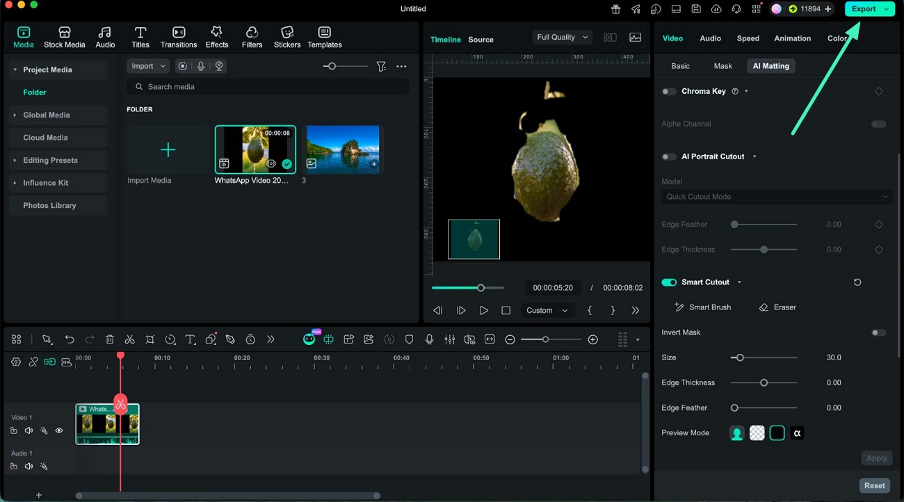 export final cutout video mac