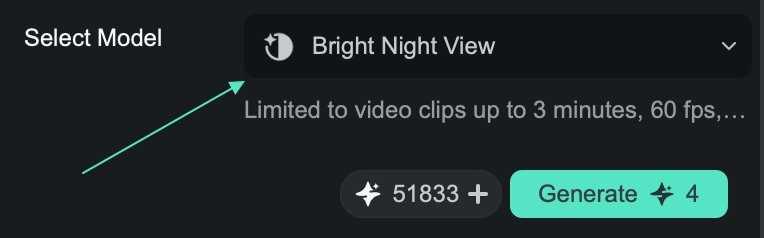 process bright night footage