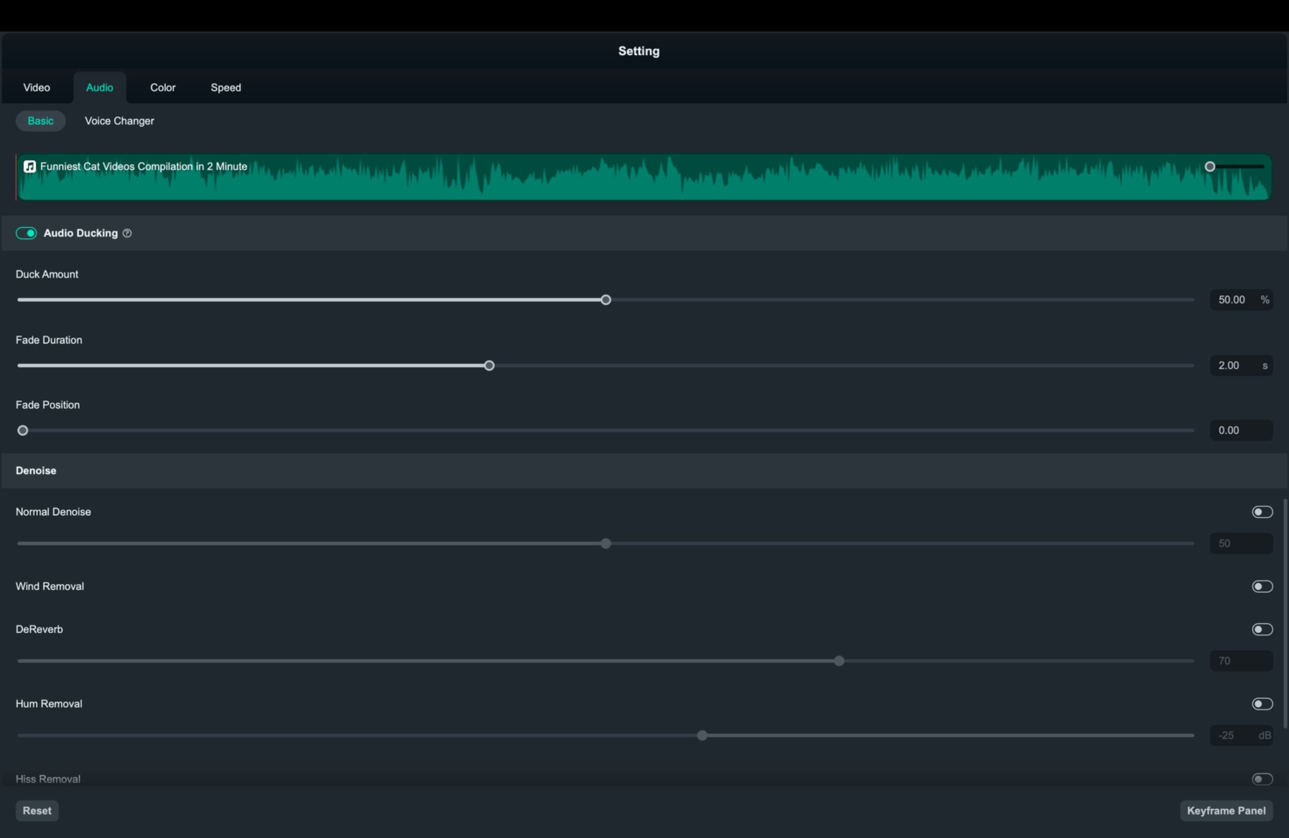 adjust the volume