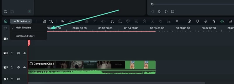 view main timeline layers