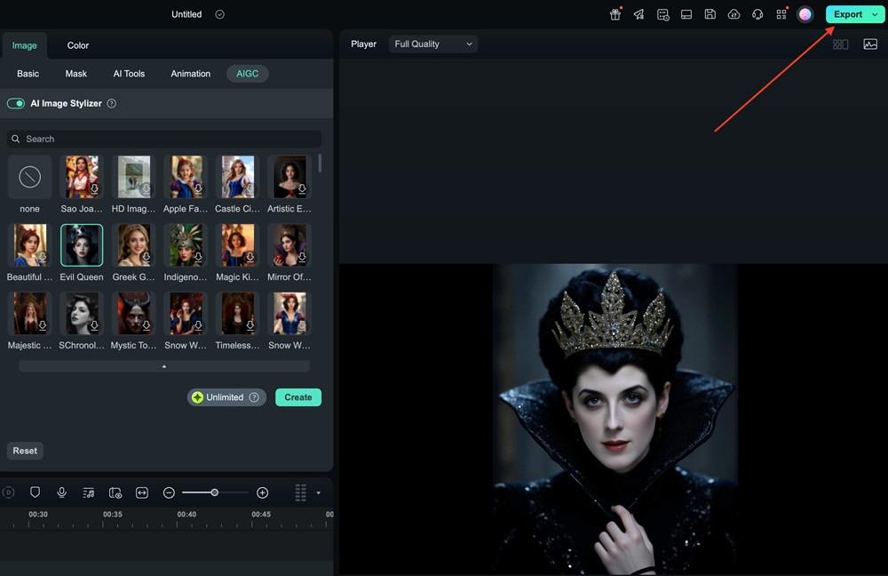 AI Image Stylizer Step 4