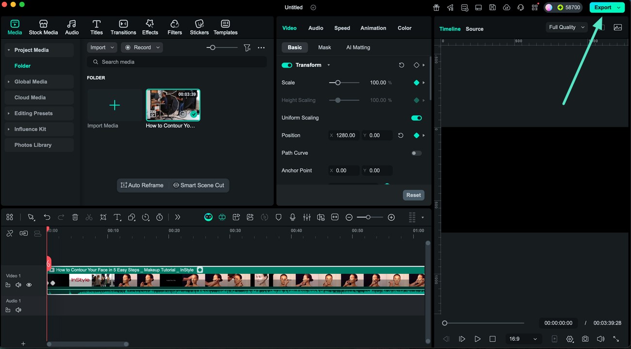 review results and export