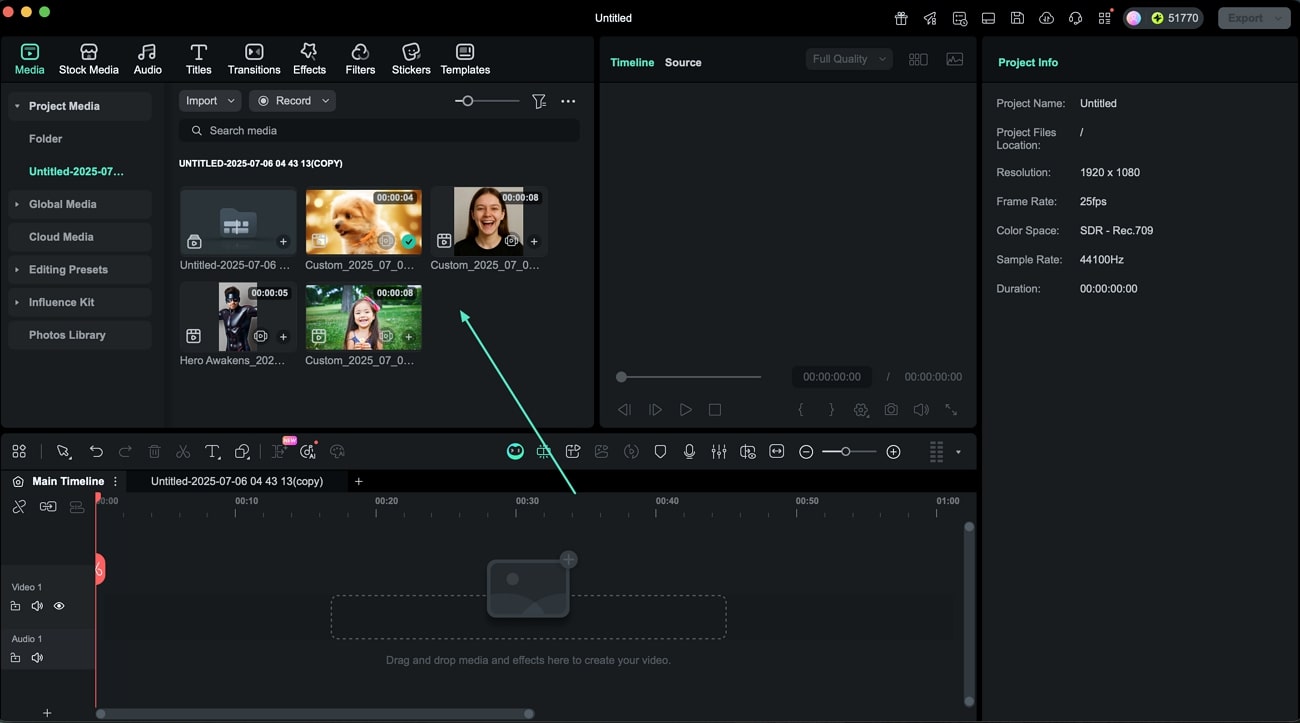 waiting project import