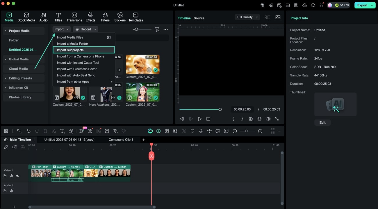 add another project file
