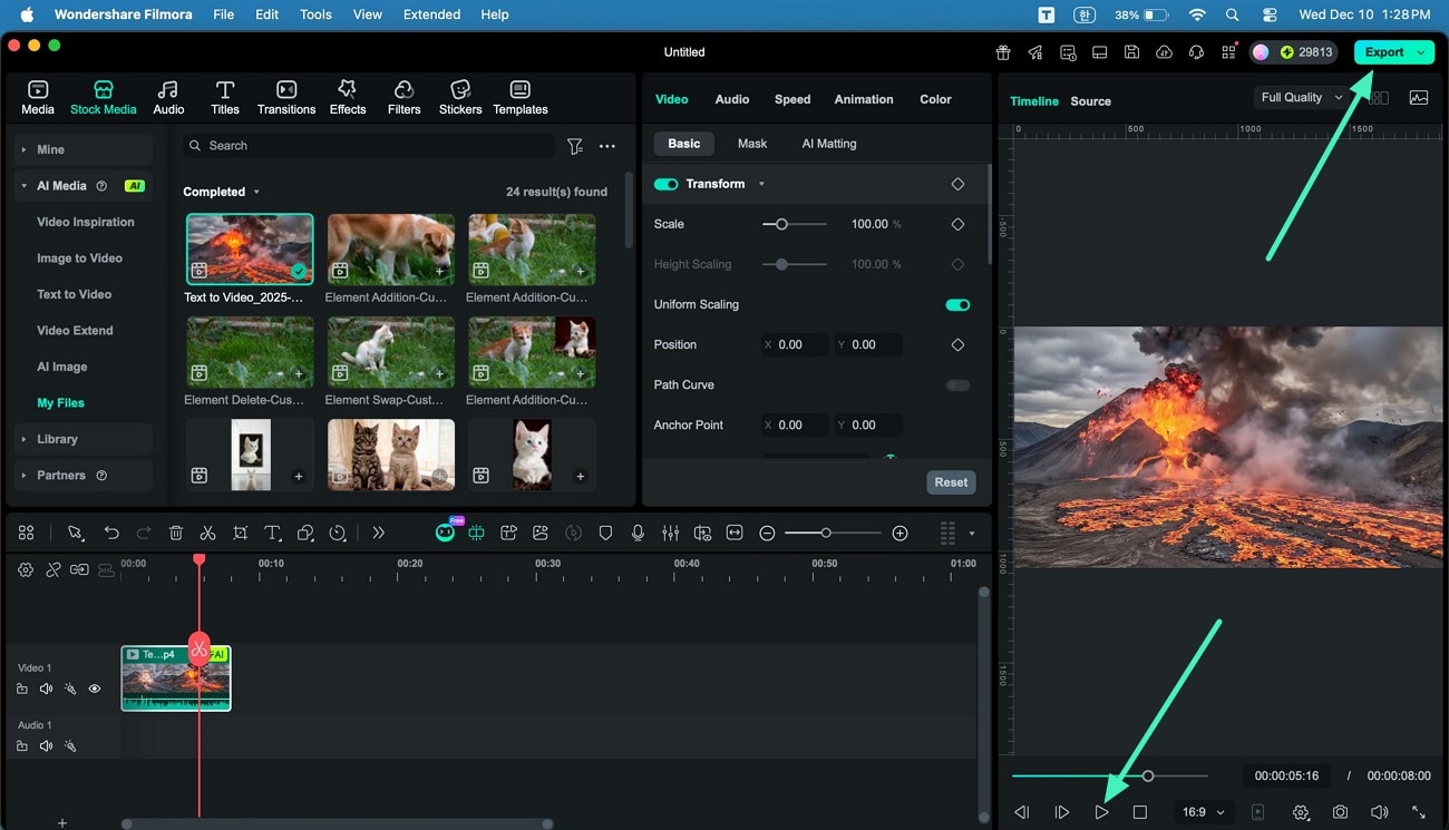 review veo3 output export