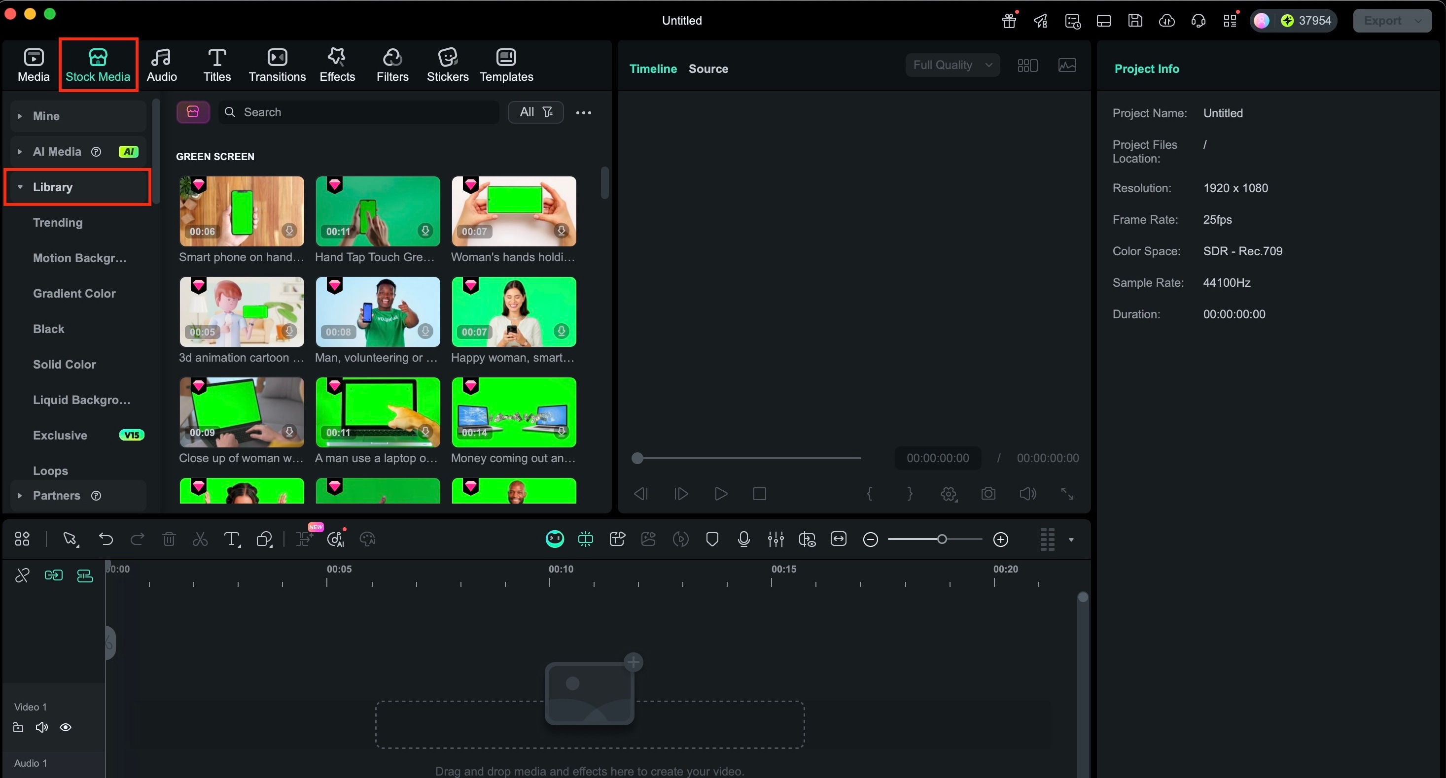 choose the color in filmora for mac