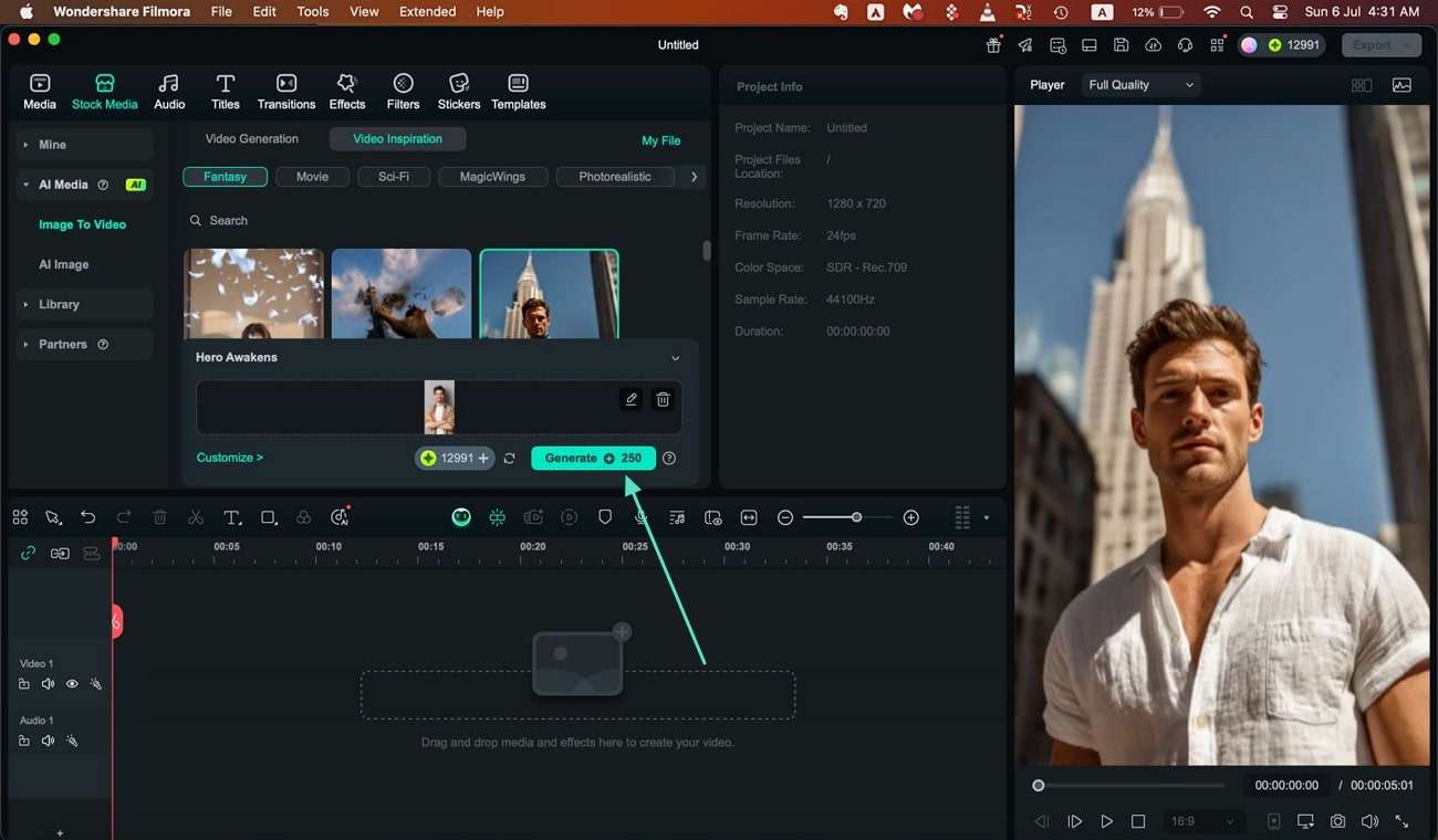 generate image to video inspiration