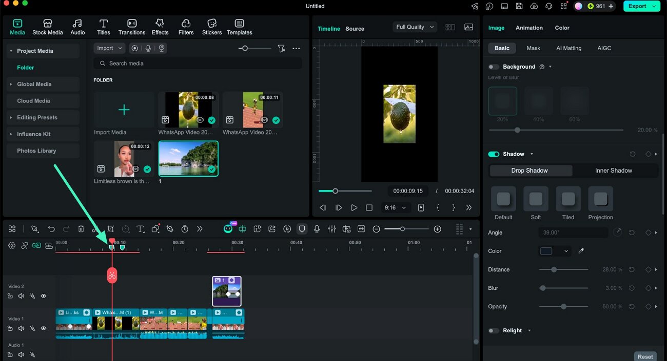 create markers in filmora