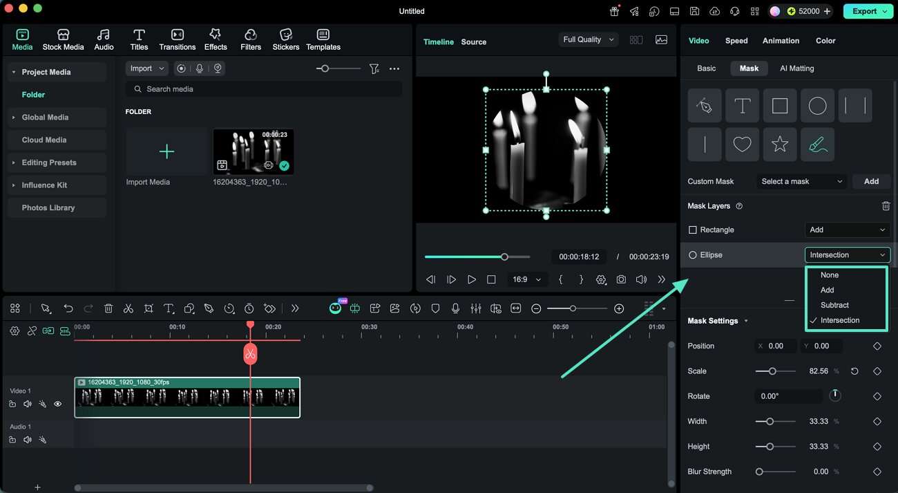 change basic mask setting
