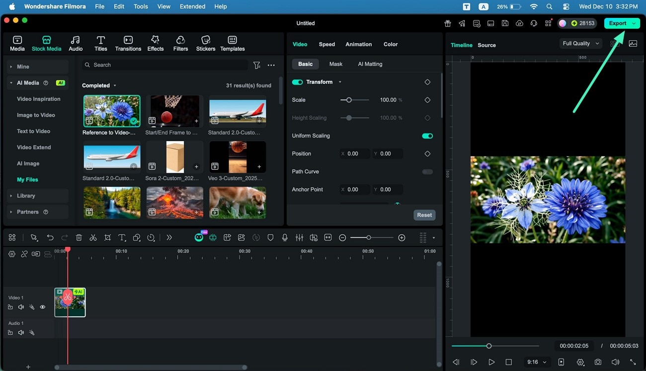 modify video and save