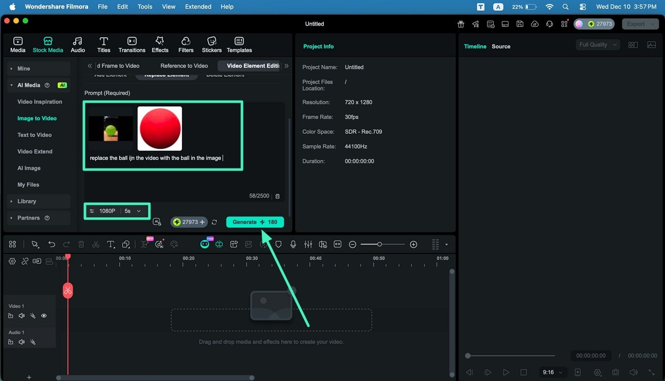 input text prompt generate video