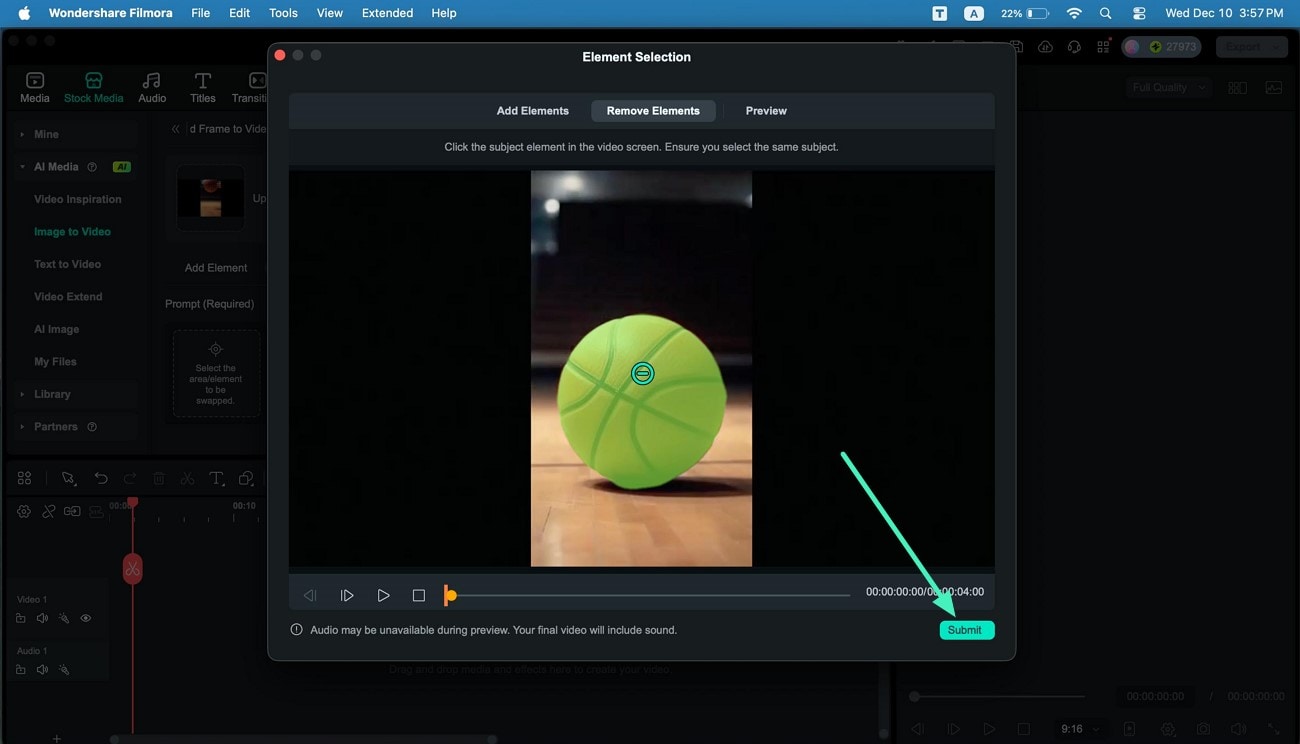 select element to remove