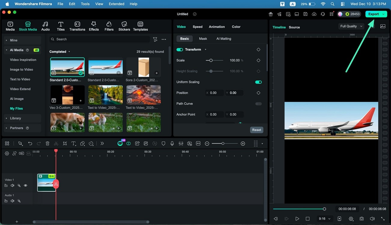 preview edit and save video