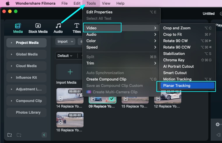 Planar Tracking von Tools suchen