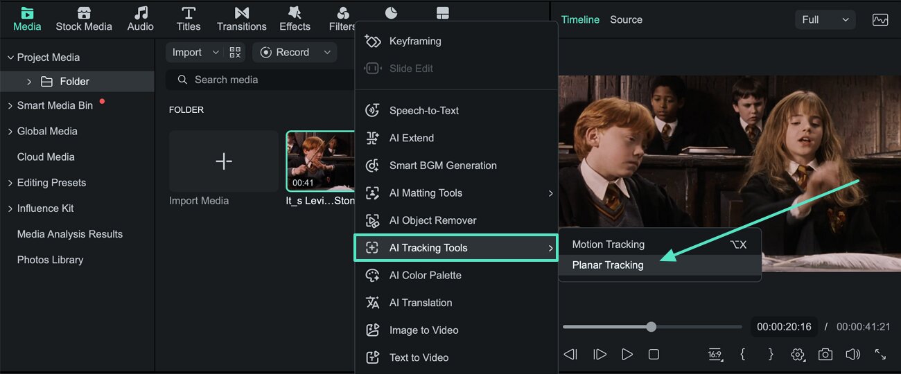 access from timeline