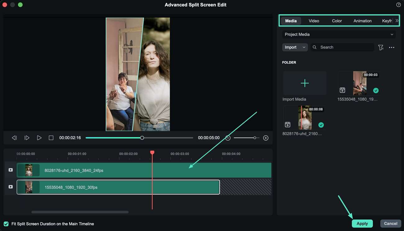 make specific edits to clip mac