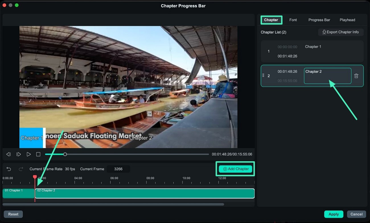 add video chapter markers