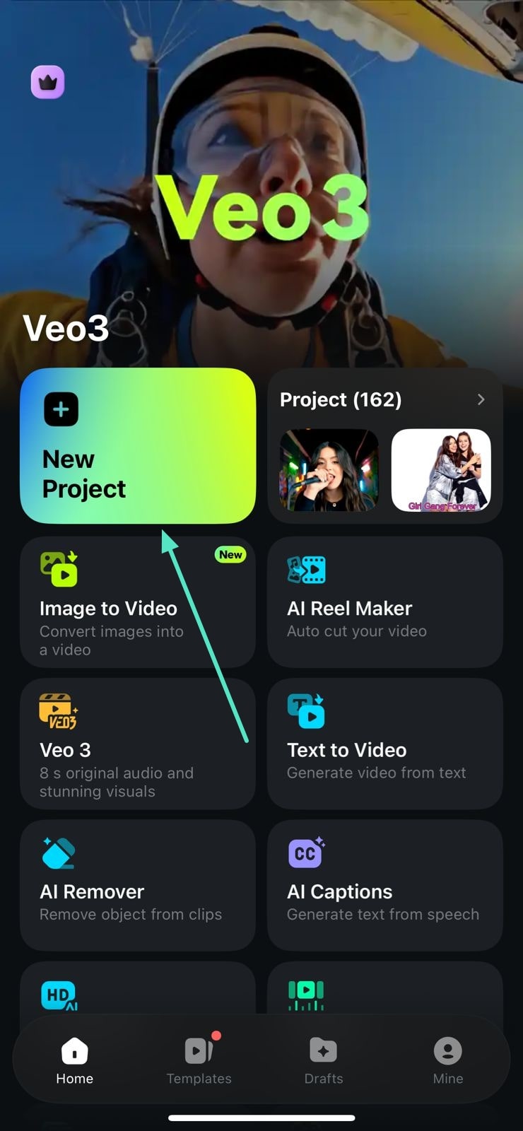 import video in filmora app