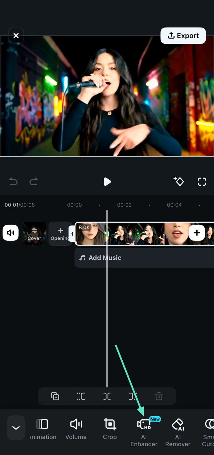 access ai enhancer feature