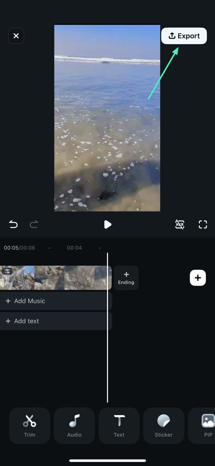 export color corrected video