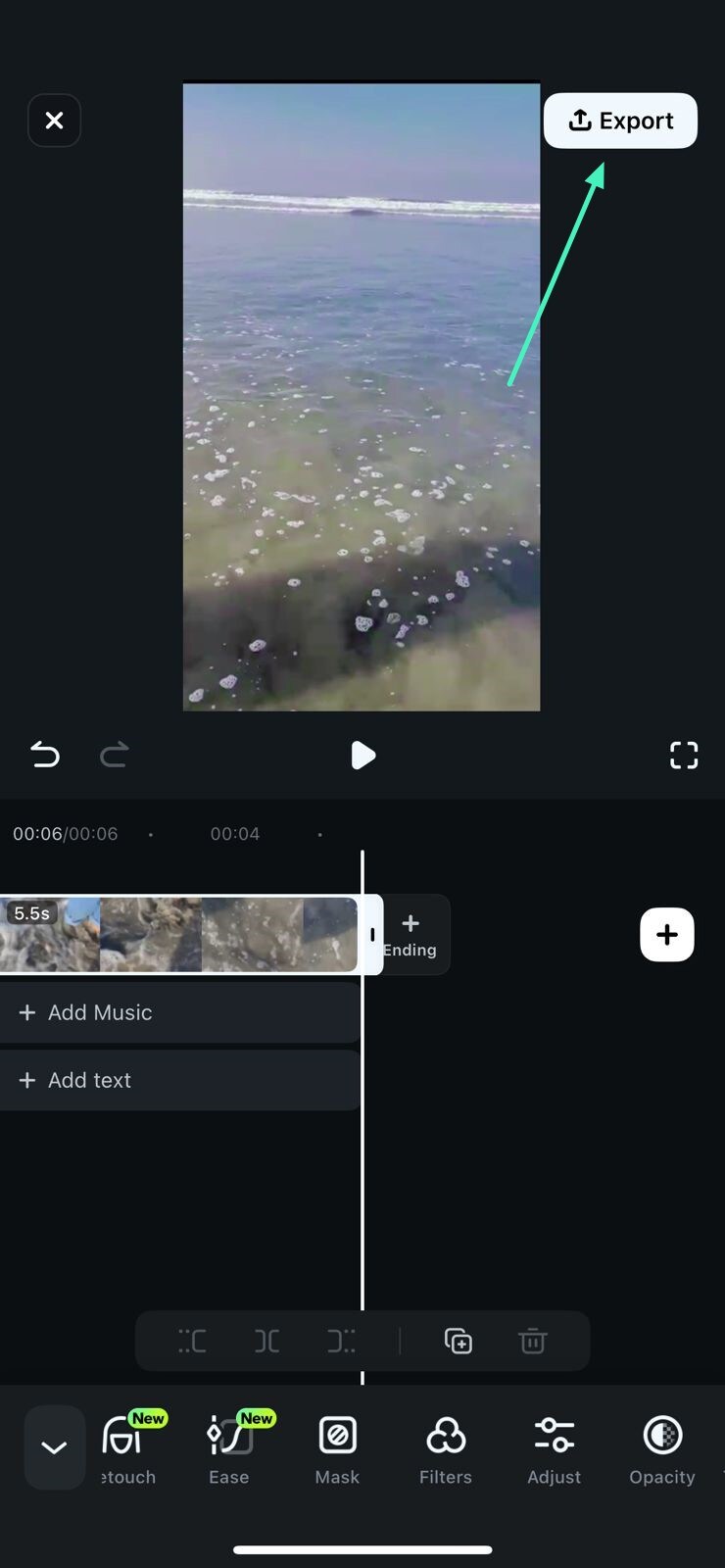 export edited video filmora app