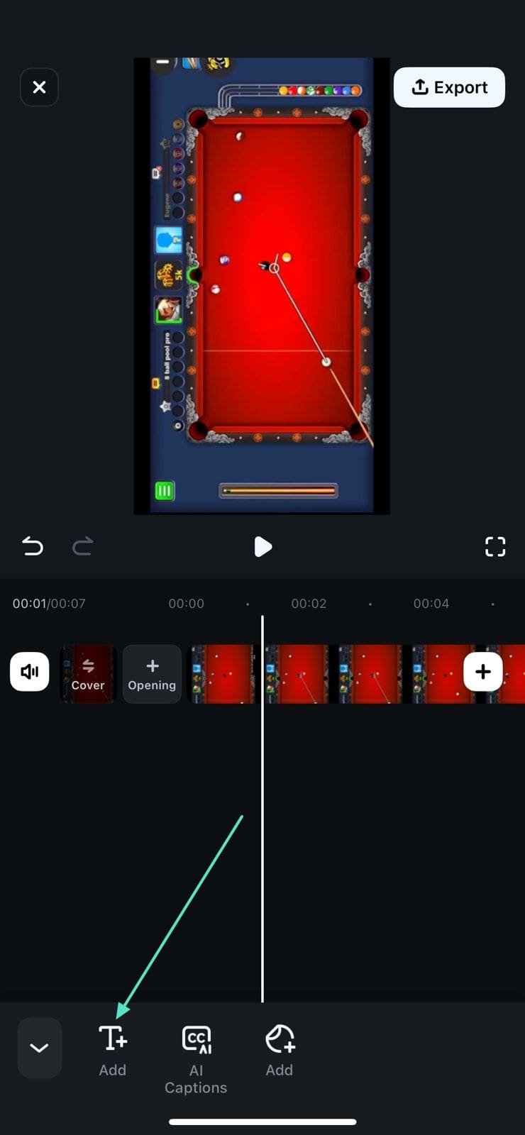 add text in filmora app
