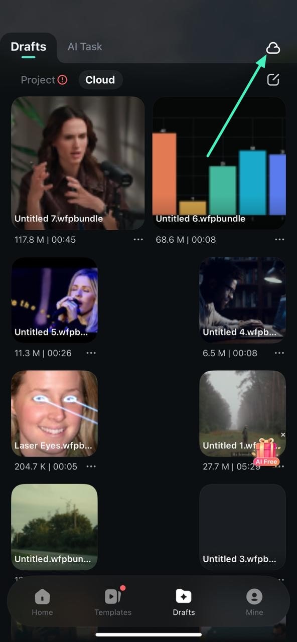 access filmora drive