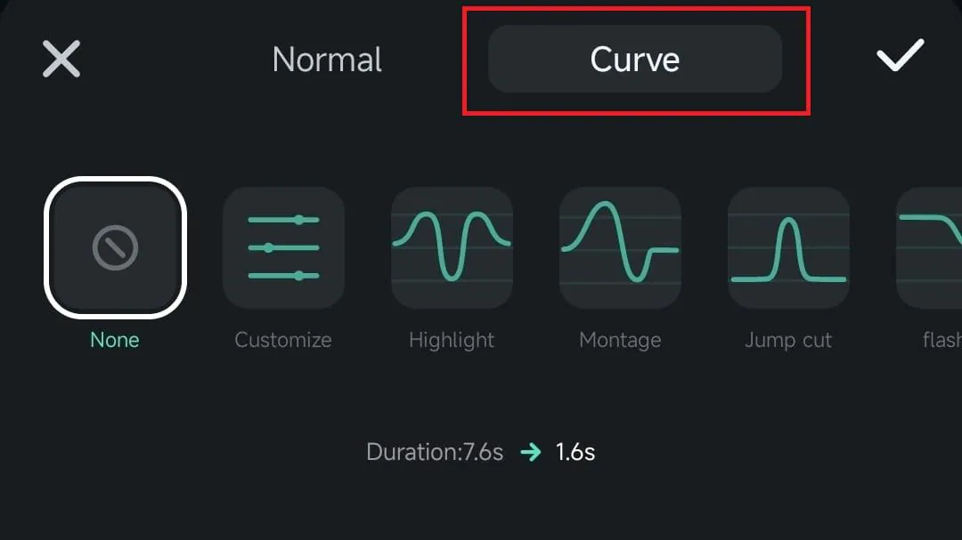 use the curve tool