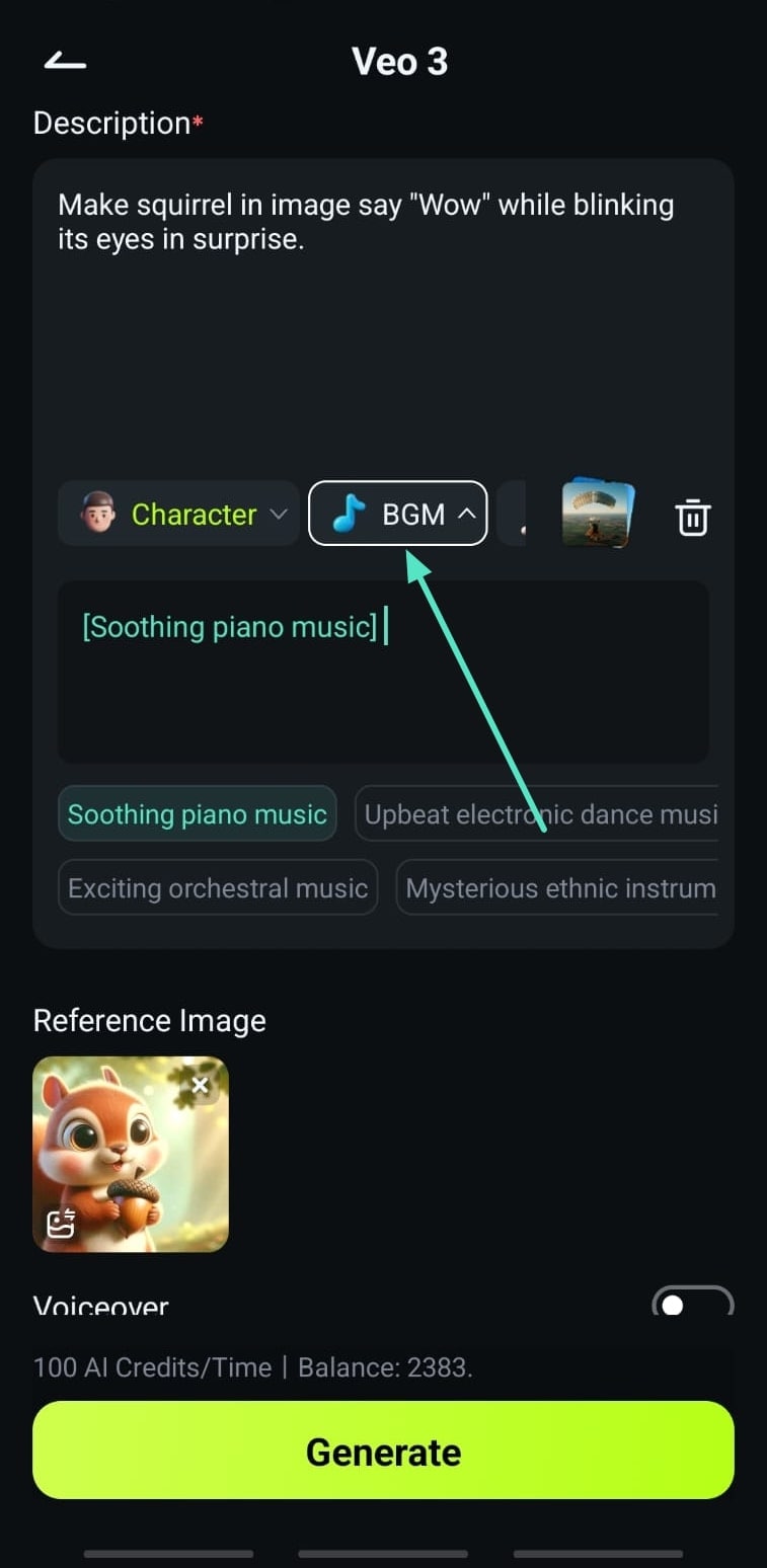 define bgm music