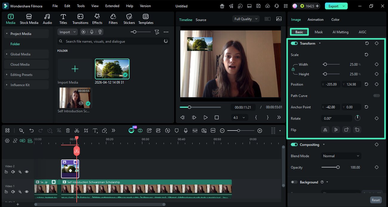 apply transform to video