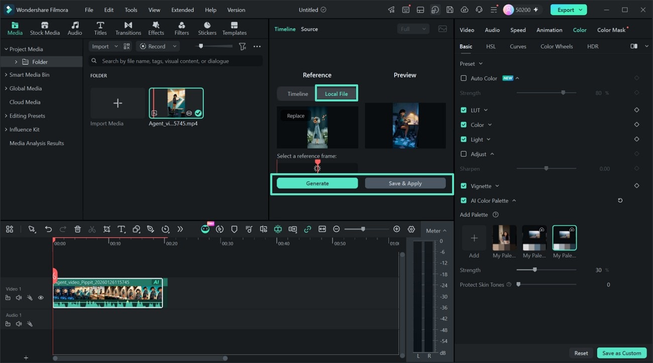 Click Generate and Save