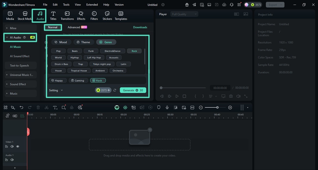access normal generation mode