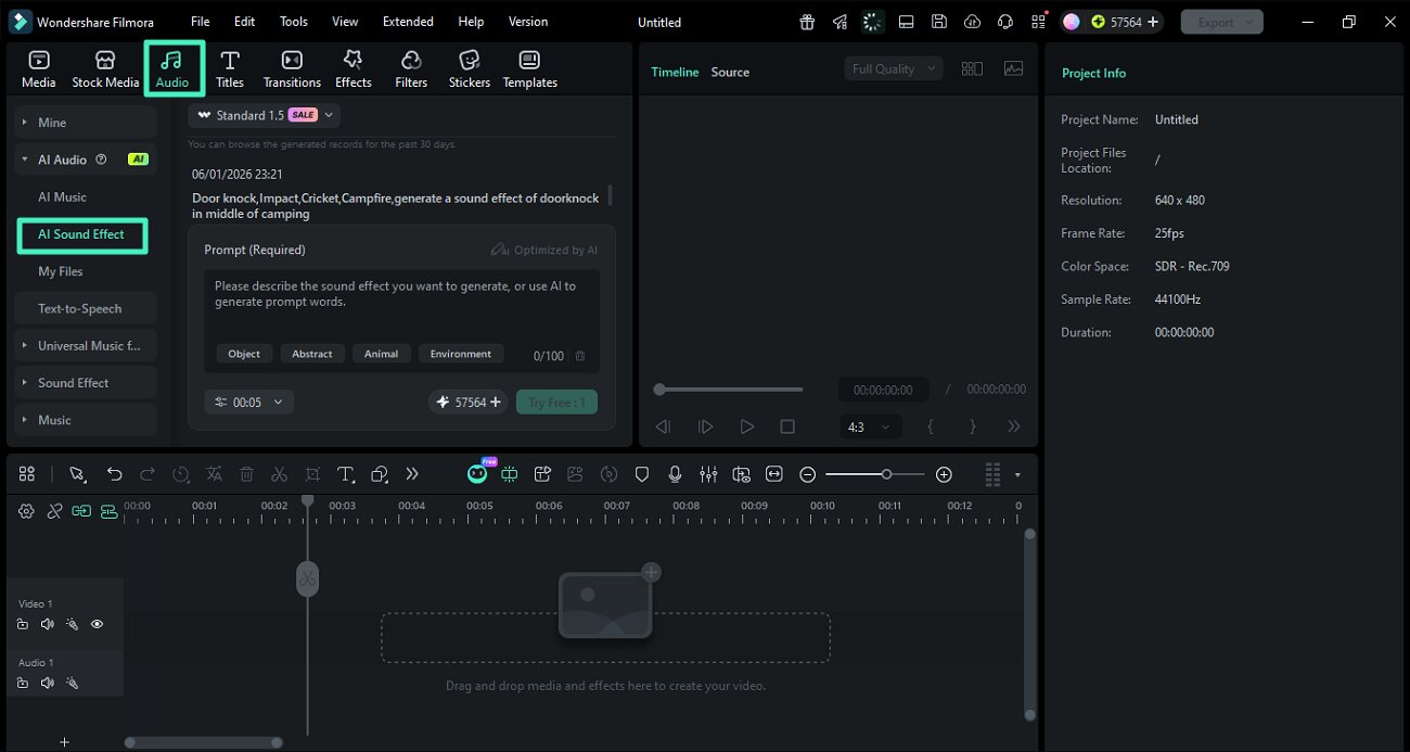 open ai sound effect tool