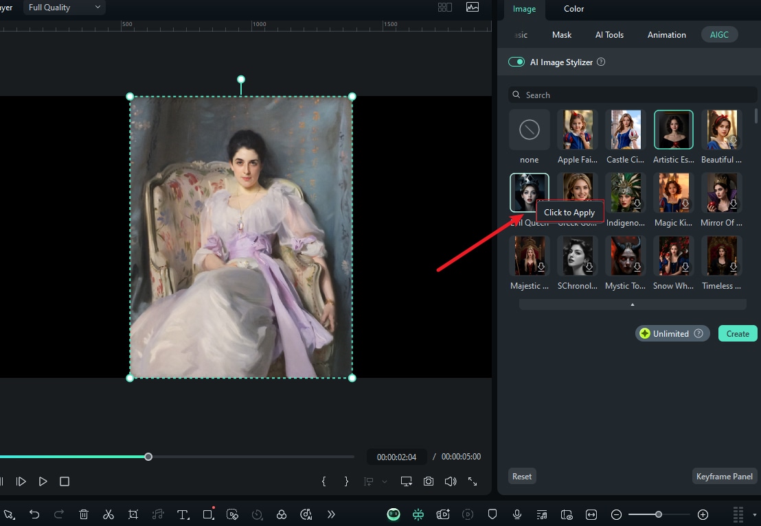 AI Image Stylizer Step 3