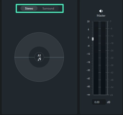 select stereo surround mode