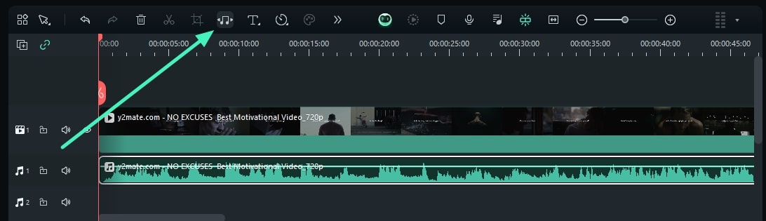 avvia la procedura di audio stretch