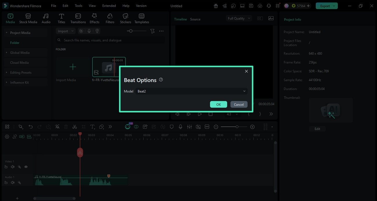 edit beat detection preferences