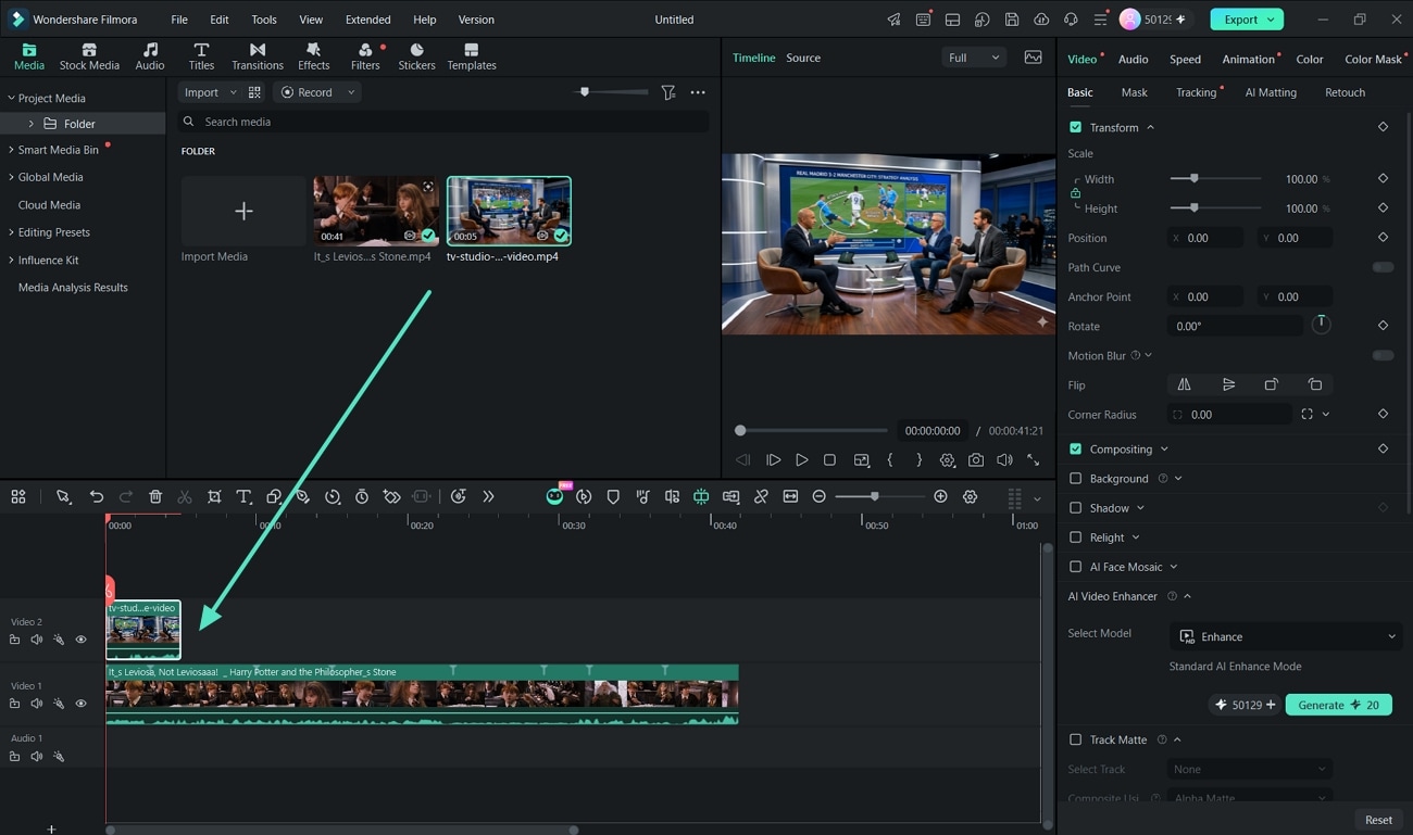 Import media across Filmora properly