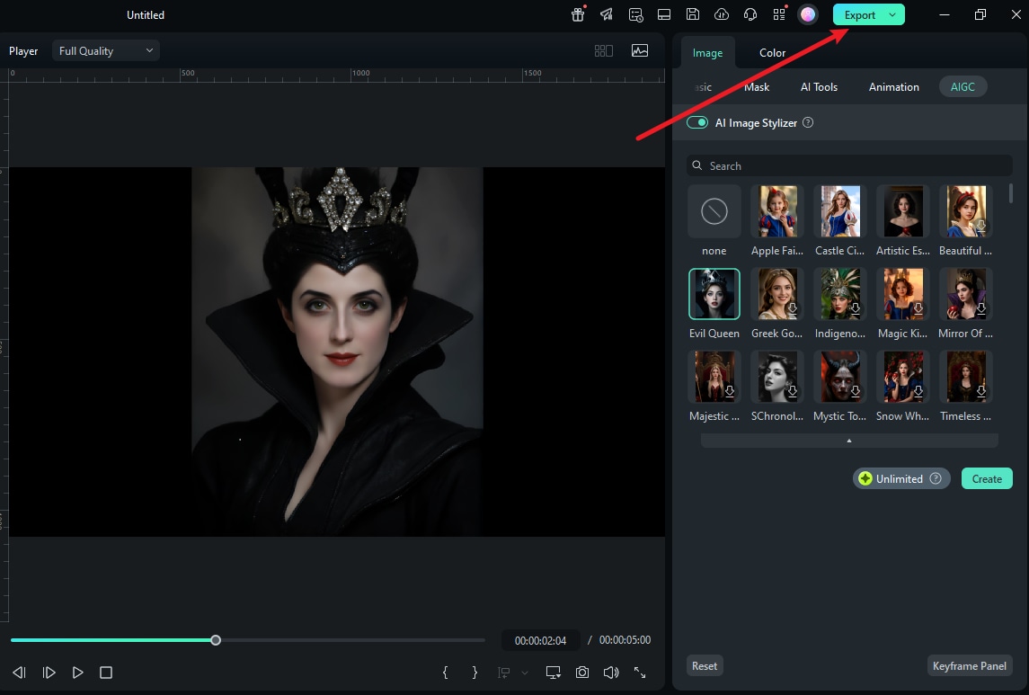 AI Image Stylizer Step 4