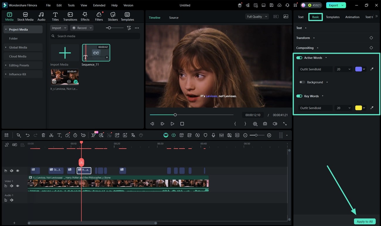 customize dynamic captions