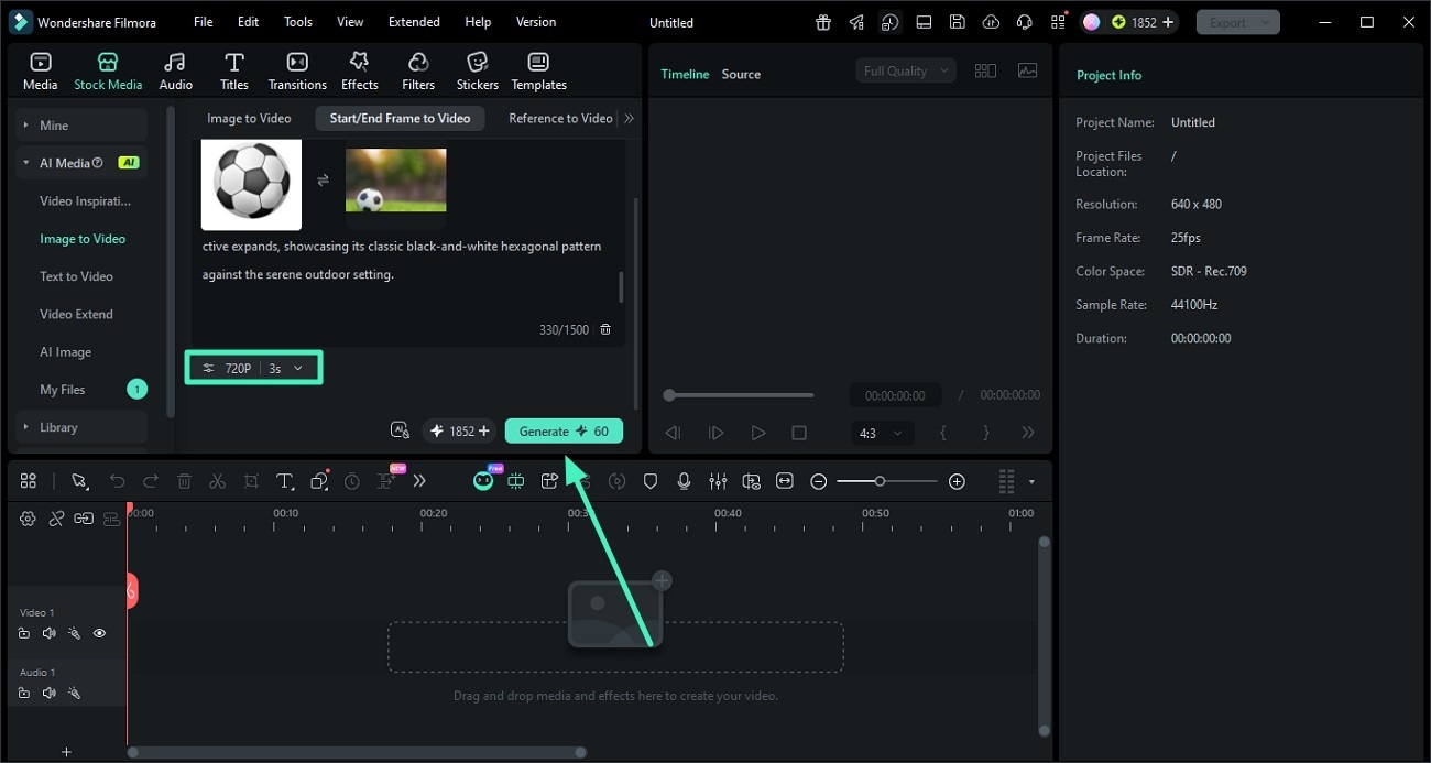 preview prompt press generate